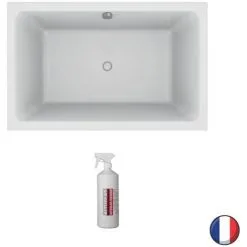 Baignoire Bain Douche JACOB DELAFON Capsule Compacte Et Profonde + Nettoyant, 140 X 90