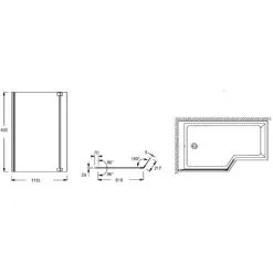 Jacob Delafon - Pare-bain 2 Volets Neo -JACOB DELAFON Soldes 2022 740637 3