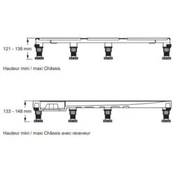 Kit De Réhausse JACOB DELAFON Pour Receveur De Douche Flight Neus, Pour Petites Dimensions (jusqu à 120 X 100 Cm) -JACOB DELAFON Soldes 2022 7648570 4