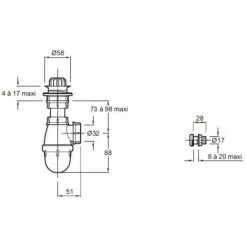 Jacob Delafon - Equipement Complet Pour Urinoir Coquille 2 -JACOB DELAFON Soldes 2022 807165 2