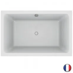 Baignoire Bain Douche JACOB DELAFON Capsule Compacte Et Profonde Acrylique Renforcé, 140 X 90