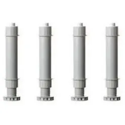 Jacob Delafon - Kit De Réhausse Avec Tablier Blanc Pour Receveur Flight, Pour Dimensions Intermédiaires (de 100 X 100 Cm à 120 X 90 Cm)