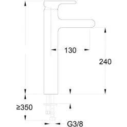 JACOB DELAFON Mitigeur Vasque Réhaussé Singulier -JACOB DELAFON Soldes 2022 98196 3