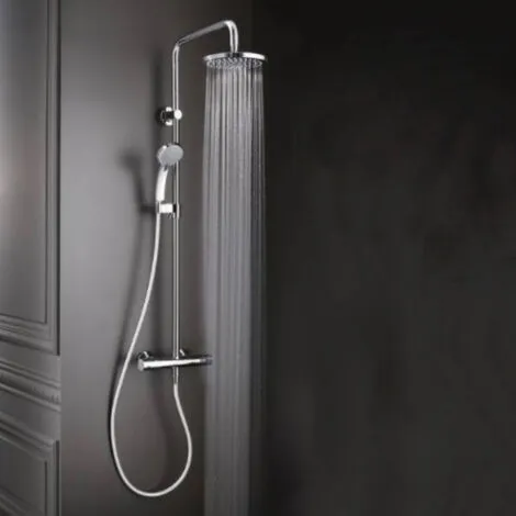 Colonne Douche Jacob Delafon July - Tête Ronde - E45716-CP 2 Colonne Douche Jacob Delafon July - Tête Ronde - E45716-CP – Image 2