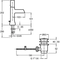 JACOB DELAFON Mitigeur Lavabo Toobi 5 JACOB DELAFON Mitigeur Lavabo Toobi -JACOB DELAFON Soldes 2022 98261 3